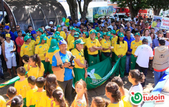 Inhumas recebeu ontem (18/07) os atletas da Caminhada Ecológica.