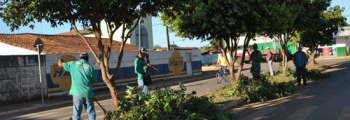 Projeto "Pintou Limpeza" no setor JosÃ© AntÃ´nio Ferreira