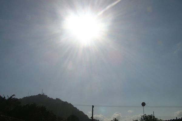 Temperatura elevada prolonga durante o fim de semana